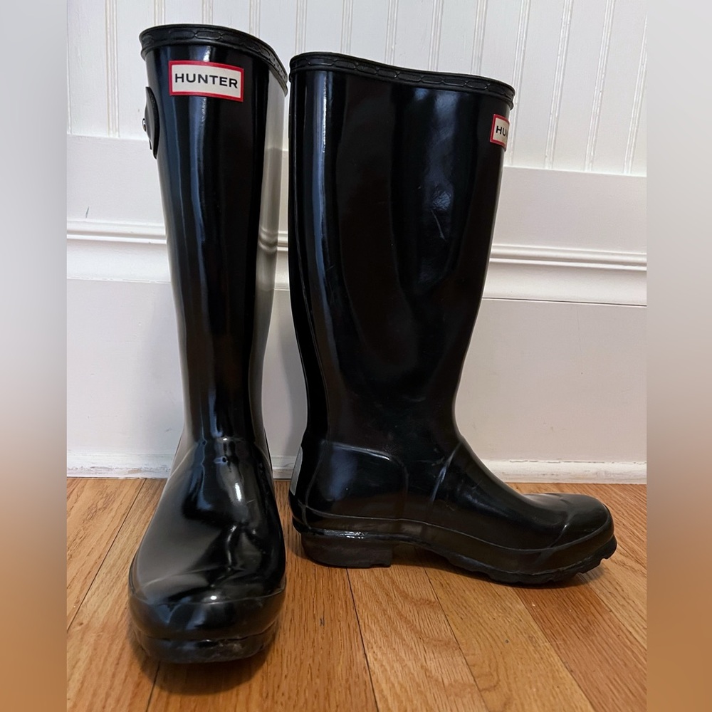 Youth tall Hunter rain boots